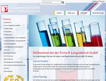 Tablet Screenshot of langenbrinck.com
